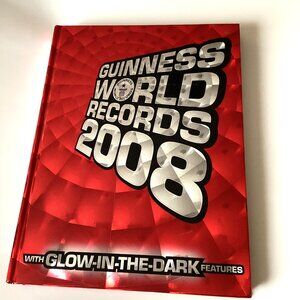 Guinness World Records 2008 Hardcover Glow in the Dark Collectable